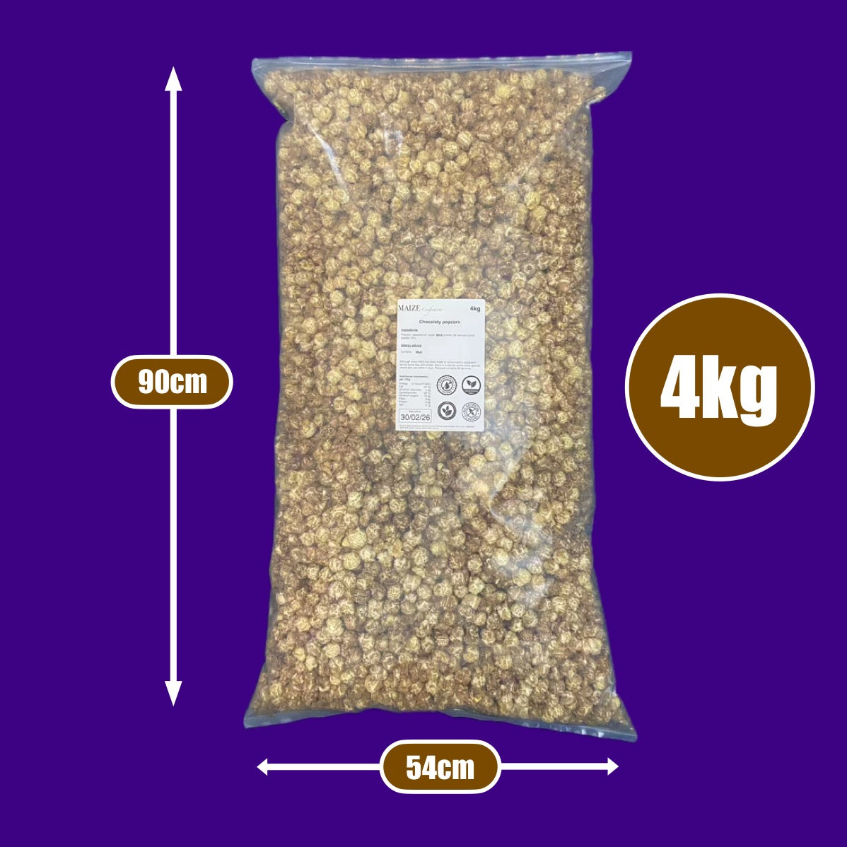 Chocolaty popcorn 4kg
