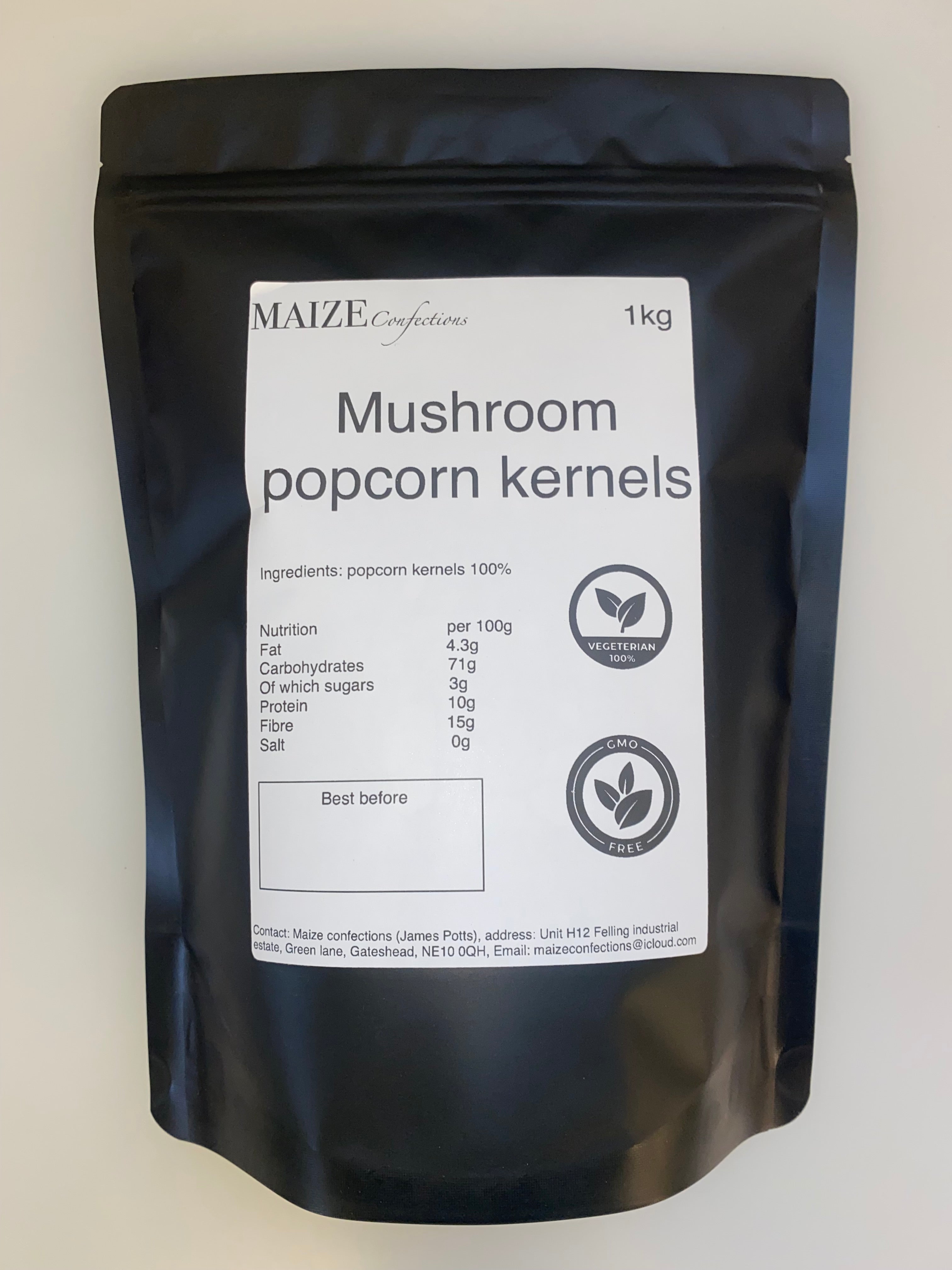Mushroom popcorn kernels 1kg