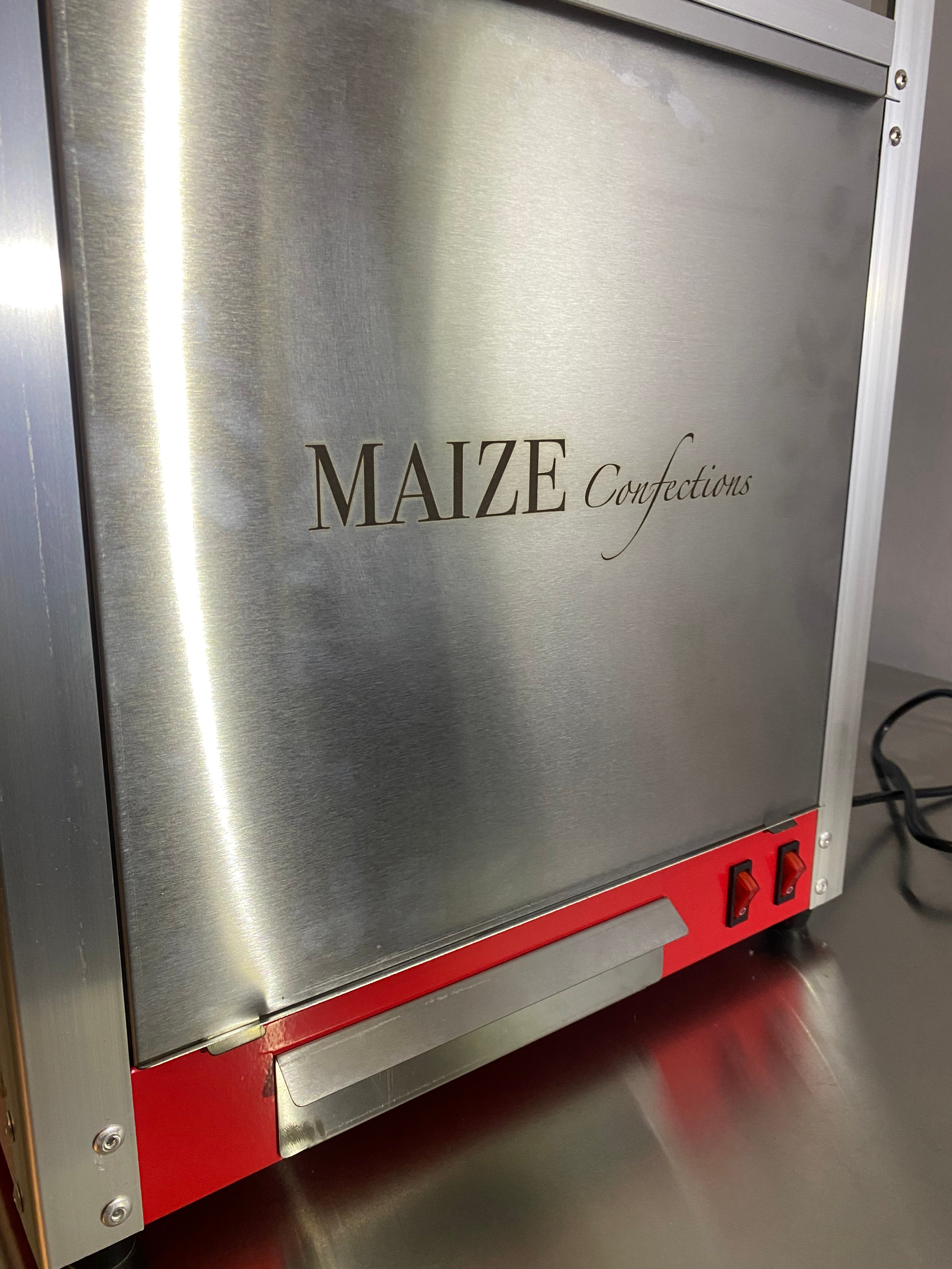 Haxro/Maize confections popcorn warmer