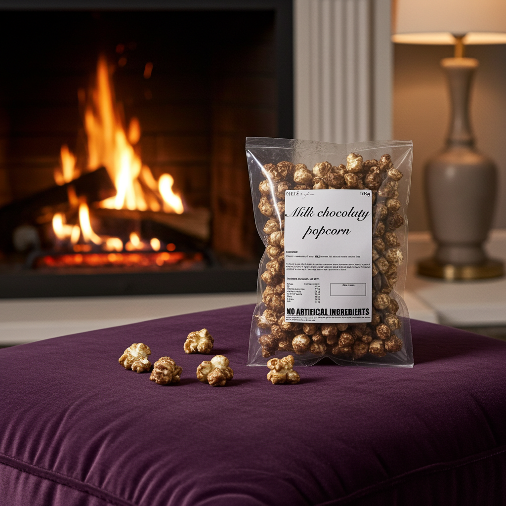 Milk chocolaty popcorn (4x100g)